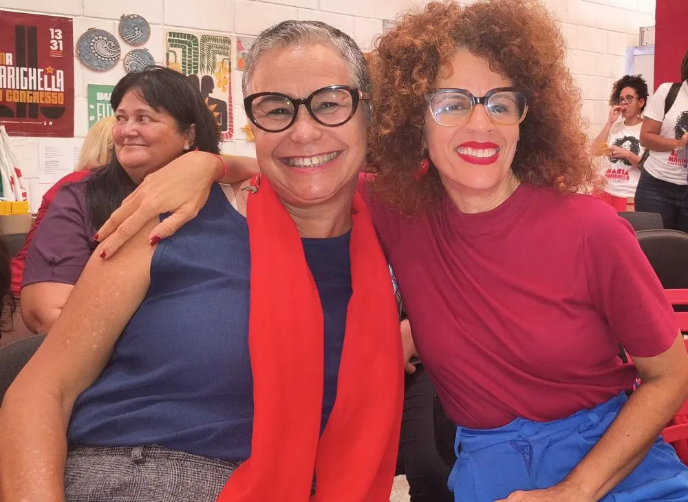 Maria Marighella e Cátia Garcez foram colegas de UFBA