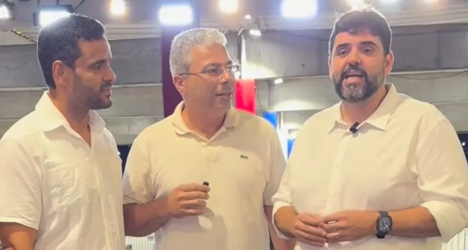 Tássio Brito, Ângelo Santana e Adolpho Loyola