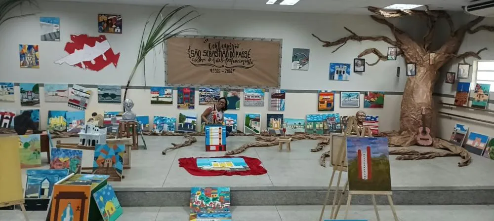 Mostra de Artes mobilza colégio em São Sebastião do Passé