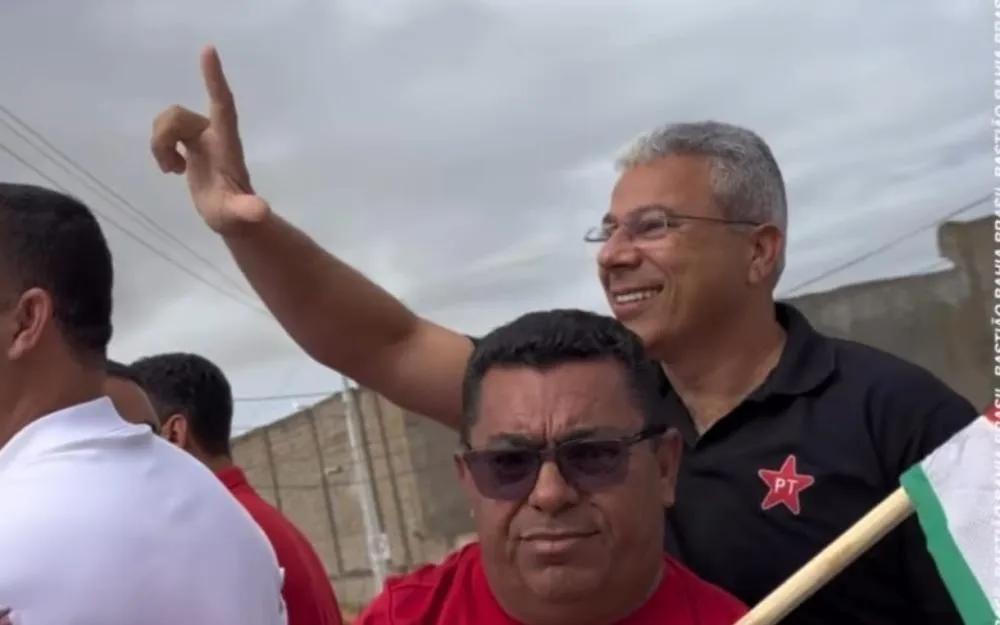 Ângelo Santana esteve presente em toda a agenda do final de semana