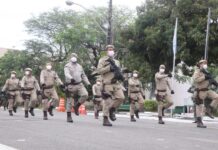 PMBA comemora Dia do Soldado na Vila Militar