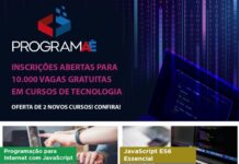 Parceria entre Governo e startup oferece 10 mil vagas gratuitas em cursos de tecnologia