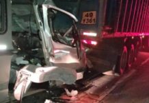 Acidente com vítima fatal nas proximidades de Terra Nova