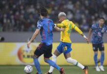 Seleção Brasileira vence Japão em jogo amistoso