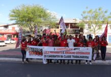 Sindticcc marca presença em carreata para Jerônimo em Camaçari