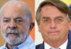 Genial/Quaest: Lula tem 44% das intenções de voto e Bolsonaro 32%