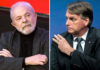 Lula tem 46% contra 31% de Bolsonaro no 1º turno, diz pesquisa Ipec