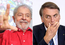 Ipec: Lula vai a 47%, e Bolsonaro continua com 31% no 1º turno BRASIL