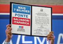 Neto critica demora do governo Rui para iniciar obras da ponte Salvador-Itaparica e promete ‘buscar todos os meios possíveis’