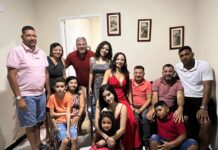 Família Santana em festa