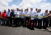 Ao lado de ministro dos Transportes, Jerônimo participa de entrega do complexo de viadutos na BR-116, em Feira de Santana