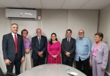 Aline Peixoto toma posse como nova conselheira do TCM em cerimônia simples e reservada