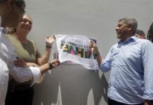 Jerônimo inaugura requalificação do Centro Olímpico de Natação, ao lado da ministra Ana Moser