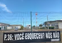 Sindipetro do Norte Fluminense realiza ato pelos 22 anos da tragédia com a P-36