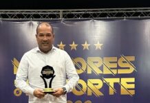 Sudesb premia a ‘taquista’ sebastianense na festa dos Melhores do Esporte da Bahia em 2022