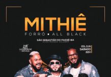 Tá chegando o Mithiê All Black, o forró mais charmoso da região!