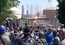 Funcionário fica ferido e empresa é evacuada após incêndio em Camaçari