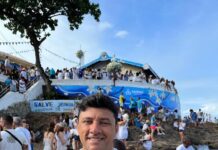 “Trabalhar por São Sebastião do Passé” diz Charles na Festas de Iemanjá