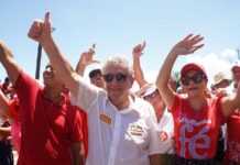 Bira do Sindticcc acompanha Caetano na Lavagem de Arembepe