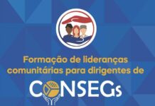 Curso virtual “Formação de Lideranças Comunitárias para Dirigentes de CONSEG’s” tem inscrições abertas até quinta-feira