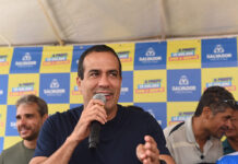 Bruno Reis anuncia antecipação de 100% dos salários dos servidores para o dia 21 de junho