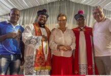 Deputada estadual Fátima Nunes e Ângelo Santana participam de novena de São Sebastião