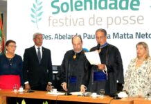 FÁTIMA NUNES REPRESENTA PODER LEGISLATIVO NA POSSE DE ABELARDO DA MATTA NO TRE