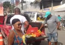 Prefeita Nilza da Mata manda retirar ambulantes do centro da cidade