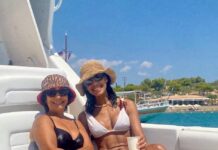 Arlenita Garcez comemora aniversário na Grécia