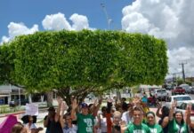 Professores protestam contra o descumprimento do Plano de Carreira do Magistério