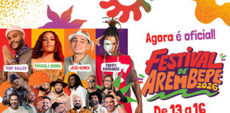Camaçari anuncia atrações do Festival de Arembepe 2026