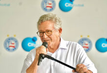 CT do Bahia em Camaçari coloca município na 1ª divisão do futebol brasileiro, afirma Luiz Caetano